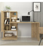 Γραφείο εργασίας χρώμα sapphire oak 149,5x60x120εκ.