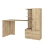 Γραφείο εργασίας χρώμα sapphire oak 149,5x61,8x120εκ.
