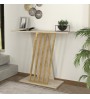Κονσόλα χρώμα travertine - χρυσό 90x29,6x76,8εκ.