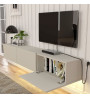 Έπιπλο τηλεόρασης επιτοίχιο με LED χρώμα sandstone 180x29,5x29,5εκ.