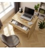 Γραφείο εργασίας χρώμα sapphire oak 72x60x73,8εκ.