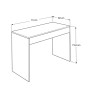 Γραφείο εργασίας χρώμα sapphire oak 72x60x73,8εκ.