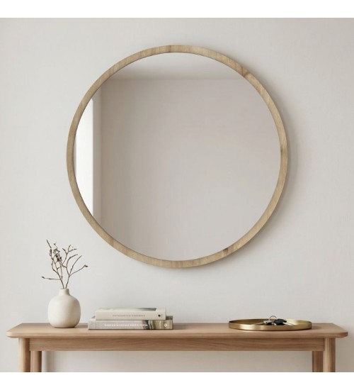 Καθρέπτης τοίχου Glob Μegapap χρώμα sapphire oak 59x2x59εκ.