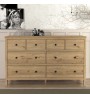 Συρταριέρα - Μπουφές χρώμα sepet oak 160x50x96εκ.