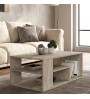 Τραπεζάκι σαλονιού χρώμα travertine 110x60x42εκ.