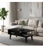 Τραπεζάκι σαλονιού χρώμα sencron black 90x54x39,6εκ.