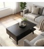 Τραπεζάκι σαλονιού χρώμα sencron black 90x54x39,6εκ.