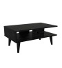 Τραπεζάκι σαλονιού χρώμα sencron black 90x54x39,6εκ.