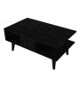 Τραπεζάκι σαλονιού χρώμα sencron black 90x54x39,6εκ.