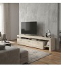 Έπιπλο τηλεόρασης χρώμα Travertine 220x40x52εκ.
