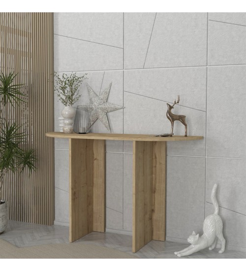Κονσόλα χρώμα sapphire oak 120x35x75εκ.