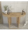 Κονσόλα χρώμα sapphire oak 120x35x75εκ.