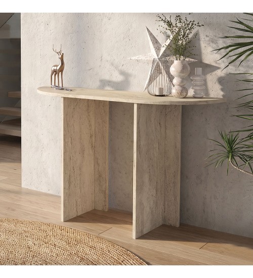 Κονσόλα χρώμα travertine 120x35x75εκ.