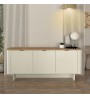 Μπουφές χρώμα ivory - sepet oak 180x47x76,6εκ.