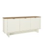 Μπουφές χρώμα ivory - sepet oak 180x47x76,6εκ.