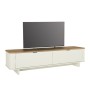 Έπιπλο τηλεόρασης χρώμα ivory - sepet oak 180x47x45,6εκ.