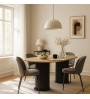 Τραπέζι χρώμα μαύρο - sepet oak 180x90x77,7εκ.
