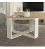 Τραπεζάκι σαλονιού χρώμα rota oak - sandstone Ø70x38εκ.