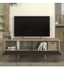 Έπιπλο τηλεόρασης χρώμα Rota oak - Ανθρακί 150x35x51,3εκ.