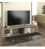 Έπιπλο τηλεόρασης χρώμα Rota oak - Ανθρακί 150x35x51,3εκ.