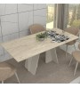 Τραπέζι χρώμα sandstone - travertine 180x90x75εκ.