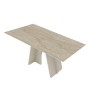 Τραπέζι χρώμα sandstone - travertine 180x90x75εκ.
