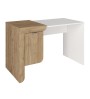 Γραφείο εργασίας χρώμα sepet oak - λευκό 120x60x73,2εκ.