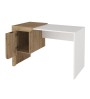 Γραφείο εργασίας χρώμα sepet oak - λευκό 120x60x73,2εκ.