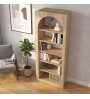 Βιβλιοθήκη χρώμα sepet oak 74x35x180εκ.