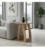 Τραπεζάκι βοηθητικό - Κομοδίνο χρώμα sepet oak 45x45x56εκ.