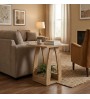 Τραπεζάκι βοηθητικό - Κομοδίνο χρώμα sepet oak 45x45x56εκ.