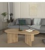 Τραπεζάκι σαλονιού χρώμα sapphire oak 120x60x39,6εκ.