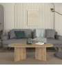 Τραπεζάκι σαλονιού χρώμα sapphire oak 120x60x39,6εκ.