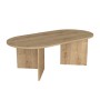 Τραπεζάκι σαλονιού χρώμα sapphire oak 120x60x39,6εκ.