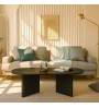 Τραπεζάκι σαλονιού χρώμα sencron black 120x60x39,6εκ.