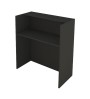 Γραφείο υποδοχής - reception με LED χρώμα ανθρακί - sepet oak 95,5x40x110,3εκ.