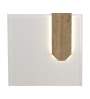 Γραφείο υποδοχής - reception με LED χρώμα λευκό - sepet oak 113,6x42x111,8εκ.