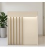 Γραφείο υποδοχής - reception με LED χρώμα sandstone - sepet oak 90x40x100εκ.