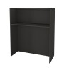Γραφείο υποδοχής - reception με LED χρώμα ανθρακί - sepet oak 90x40x100εκ.