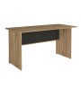 Γραφείο εργασίας χρώμα sepet oak - ανθρακί 140x60x75εκ.