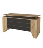 Γραφείο εργασίας χρώμα sepet oak - ανθρακί 140x60x76,9εκ.