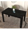 Τραπέζι χρώμα sencron black 125x72x74εκ.