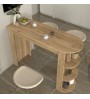 Τραπέζι μπαρ χρώμα sepet oak 150x51,6x101,8εκ.
