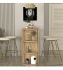 Τραπέζι μπαρ χρώμα sepet oak 150x51,6x101,8εκ.