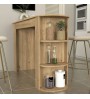 Τραπέζι μπαρ χρώμα sepet oak 150x51,6x101,8εκ.