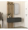 Έπιπλο εισόδου χρώμα ανθρακί - sepet oak 100x35x196,7εκ.