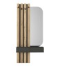 Έπιπλο εισόδου χρώμα ανθρακί - sepet oak 90x27x205,6εκ.