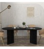 Τραπέζι χρώμα sencron black 200x90x74εκ.