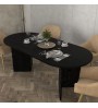 Τραπέζι χρώμα sencron black 200x90x74εκ.