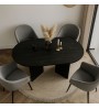 Τραπέζι χρώμα sencron black 138x80x75εκ.